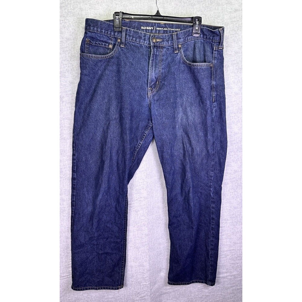 Old Navy Jeans Regular 100% Cotton Denim Blue Men's Sz. 38 x 30 (38x 28 Actual)